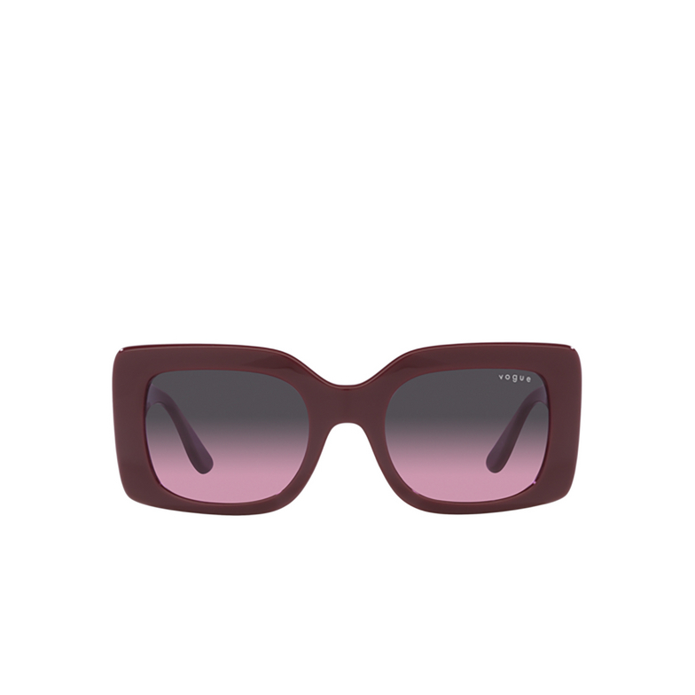 Gafas de sol Vogue VO5481S 304890 full bordeaux - 1/4