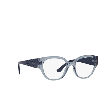 Vogue VO5482 Eyeglasses 2863 transparent blue - three-quarters view