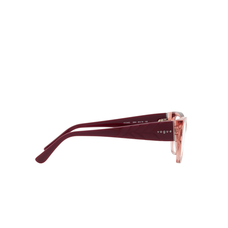 Lunettes de vue Vogue VO5483 2864 transparent pink - 3/4