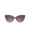 Lunettes de soleil Vogue VO5484S 276162 transparent purple - Vignette du produit 1/4