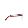 Vogue VO5489 Eyeglasses 3059 top texture red/transparent - product thumbnail 3/4