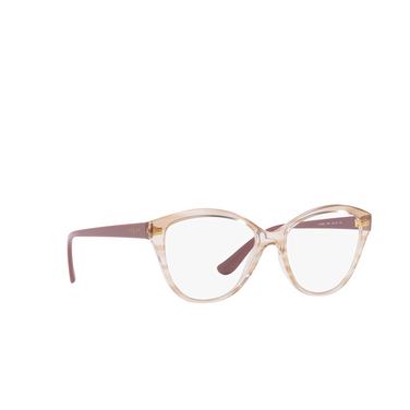 Vogue VO5489 Eyeglasses 3061 top texture brown/honey - three-quarters view