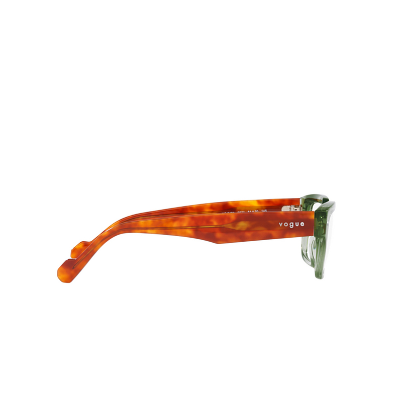 Vogue VO5491 Eyeglasses 2821 transparent green - 3/4