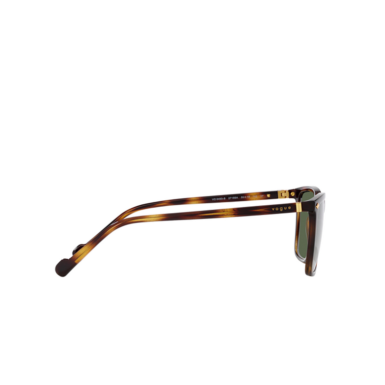 Lunettes de soleil Vogue VO5493S 27189A total dark havana - 3/4