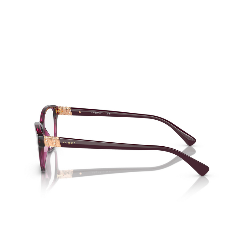 Vogue VO5516B Eyeglasses 2989 transparent cherry - 3/4