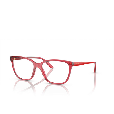 Vogue VO5518 Eyeglasses 3084 transparent red - three-quarters view
