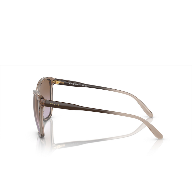 Lunettes de soleil Vogue VO5520S 294068 transparent caramel - 3/4