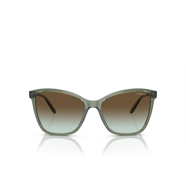 Gafas de sol Vogue VO5520S 3086E8 transparent mallard green - Vista delantera