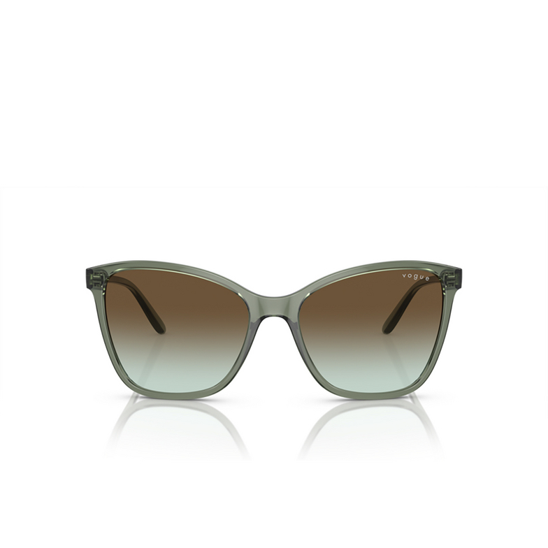 Gafas de sol Vogue VO5520S 3086E8 transparent mallard green - 1/4