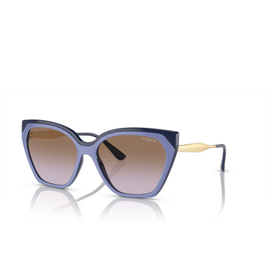 Vogue VO5521S Sunglasses 310268 top wisteria / full blue - three-quarters view