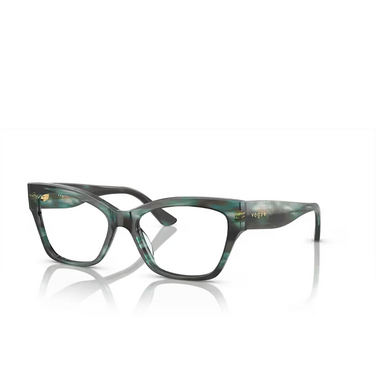 Vogue VO5523 Eyeglasses 3088 green havana - three-quarters view