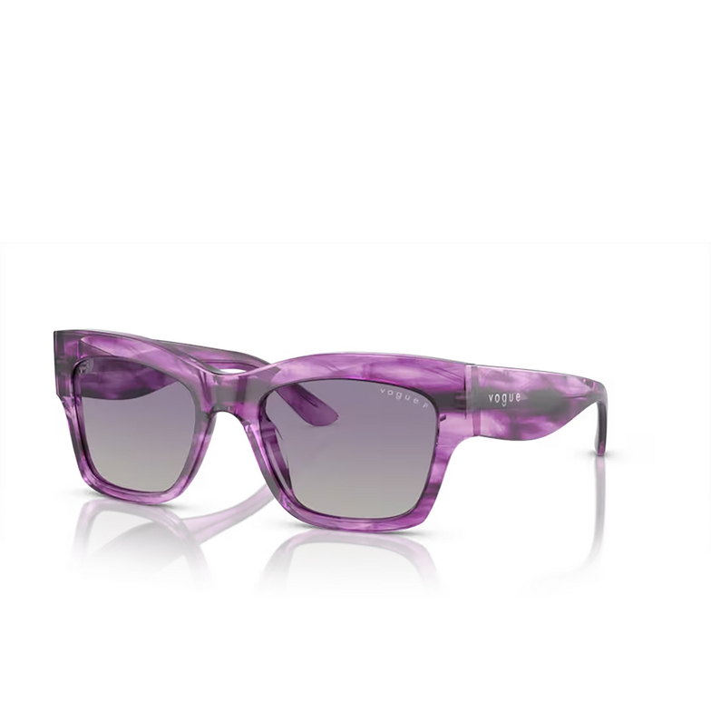 Lunettes de soleil Vogue VO5524S 30908J purple havana - 2/4