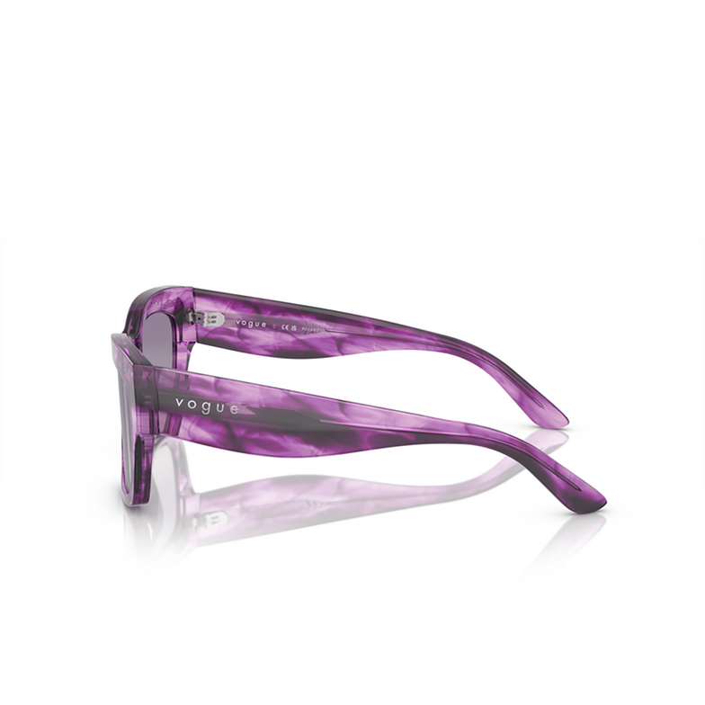 Lunettes de soleil Vogue VO5524S 30908J purple havana - 3/4