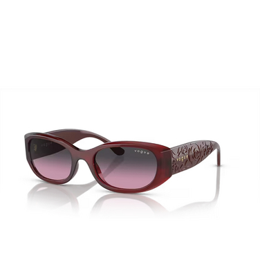 Vogue VO5525S Sunglasses 309490 opal red - three-quarters view