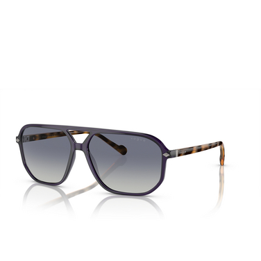 Vogue VO5531S Sunglasses 31114L transparent dark blue - three-quarters view