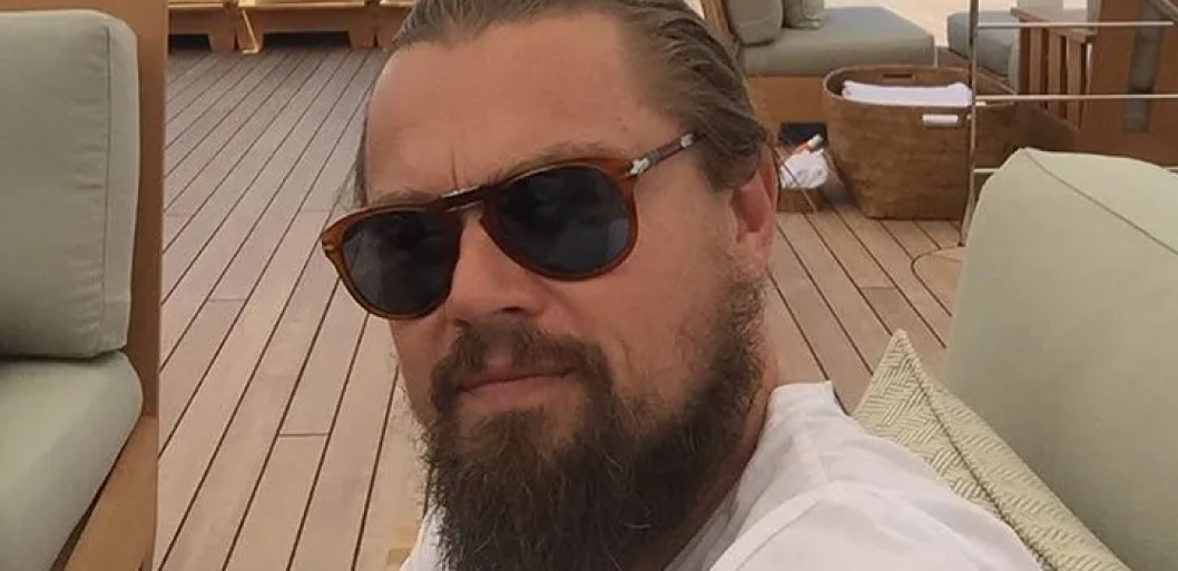 Leonardo DiCaprio mit Persol-Sonnenbrille