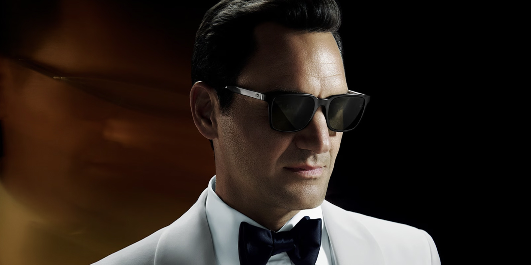 Roger Federer mit Oliver Peoples-Sonnenbrille