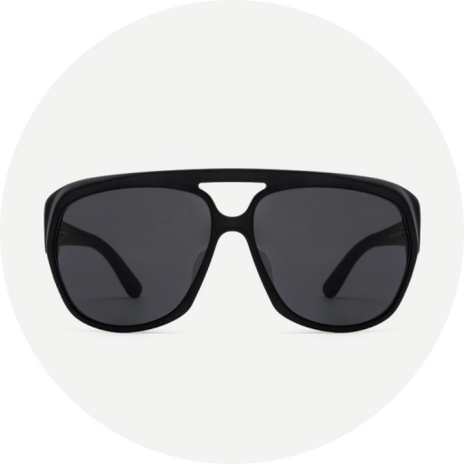 Aviator sunglasses for oval-shaped faces