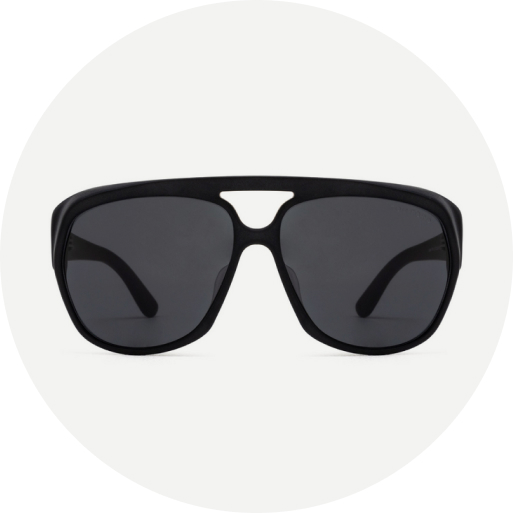 Aviator sunglasses for diamond-shaped faces