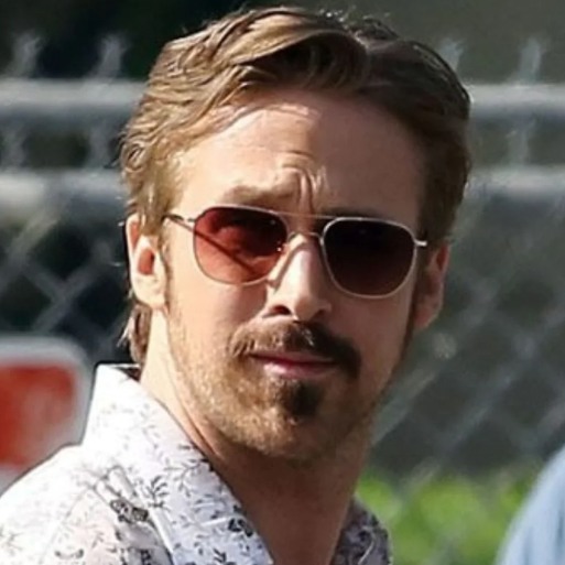 Ryan Gosling in aviator sunglasses