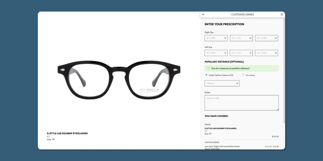 Buy prescription eyeglasses online