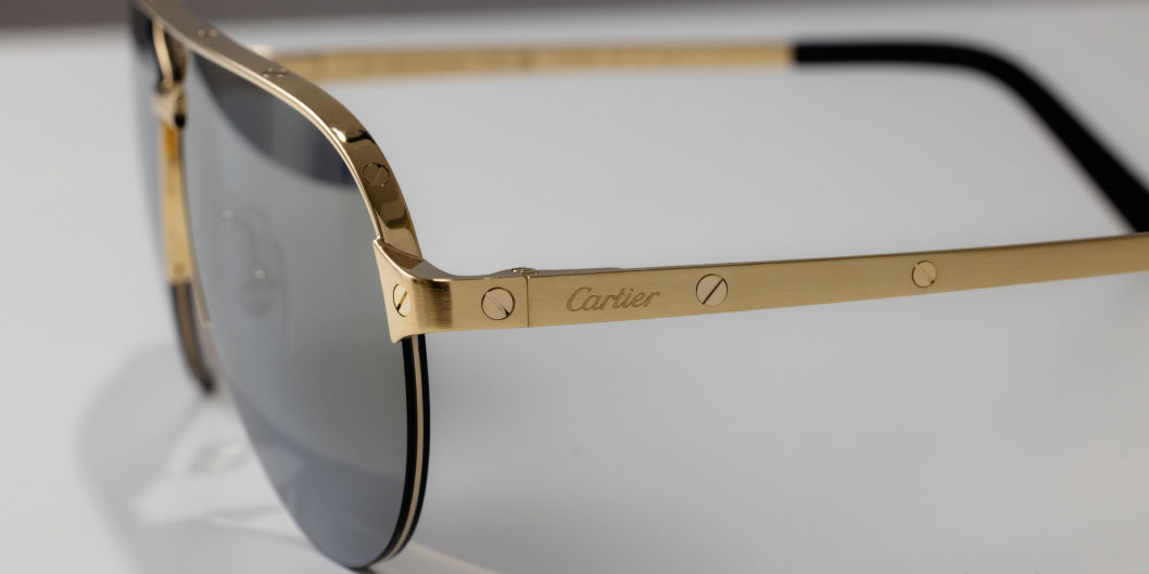 Authentic Santos de Cartier sunglasses