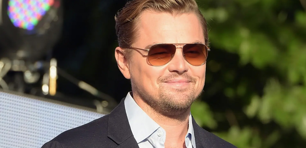 Leonardo DiCaprio in aviator sunglasses