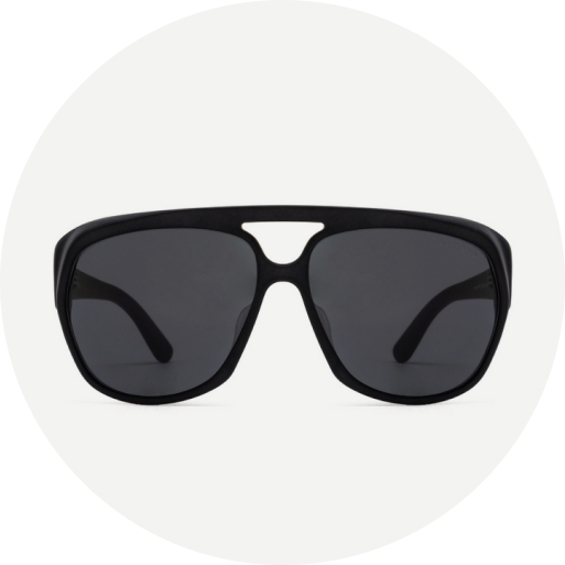 Aviator sunglasses for a round face