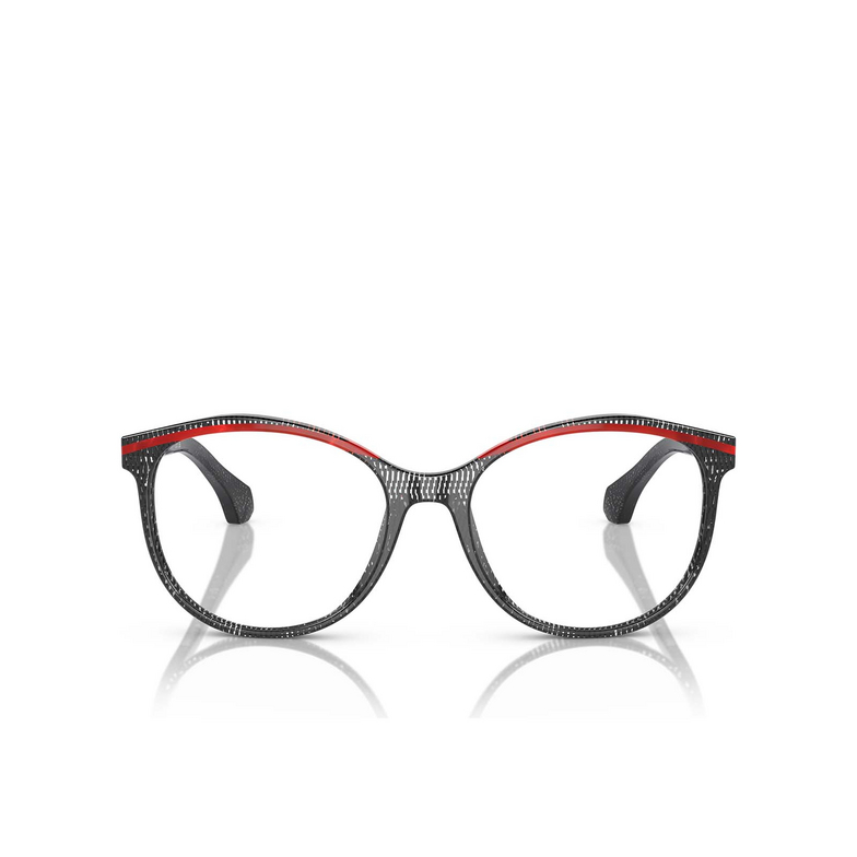 Alain Mikli A03501 Eyeglasses 005 pointillee black / rouge nacree - 1/3