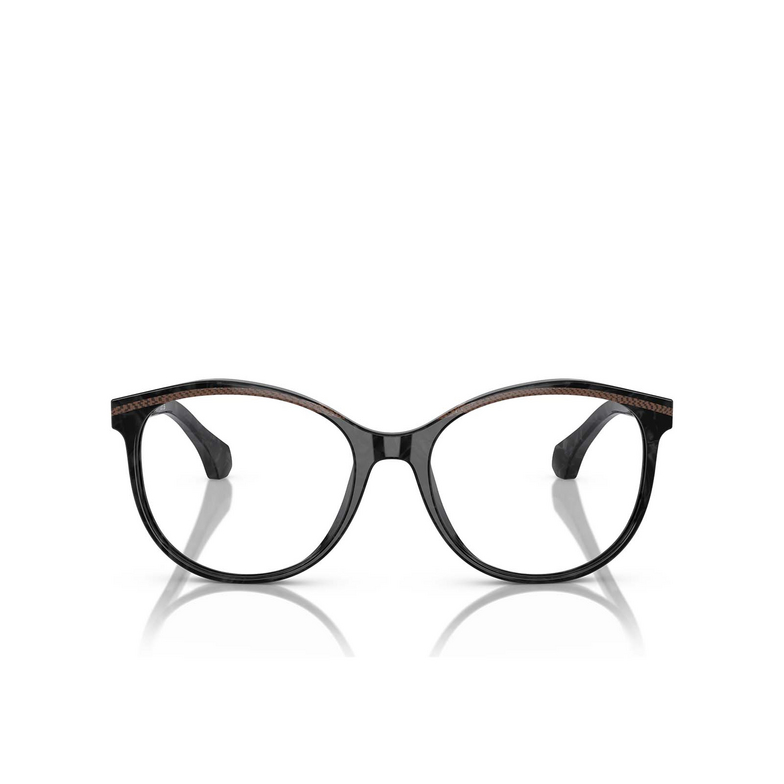 Alain Mikli A03501 Eyeglasses 006 noir nacree / pointille brown - 1/3