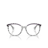 Lunettes de vue Alain Mikli A03501 008 damier black transparent / purple - Vignette du produit 1/3