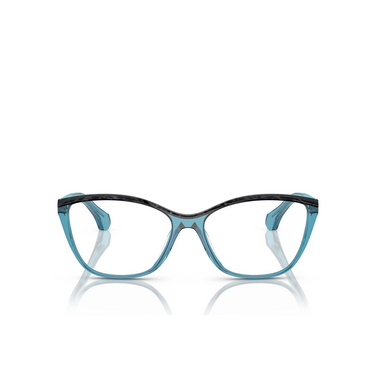 Gafas graduadas Alain Mikli A03502 001 transparent teal / noir nacre - Vista delantera