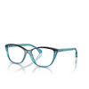 Alain Mikli A03502 Eyeglasses 001 transparent teal / noir nacre - product thumbnail 2/3