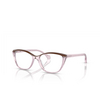 Alain Mikli A03502 Eyeglasses 004 transparent pink / brown - product thumbnail 2/3