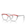 Lunettes de vue Alain Mikli A03502 005 new damier black white / rouge - Vignette du produit 2/3