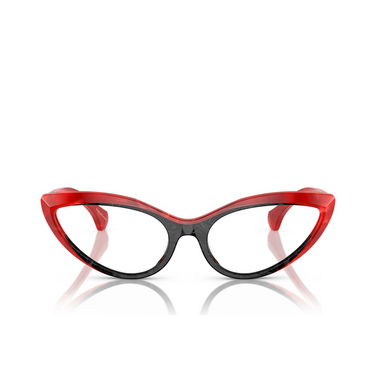 Gafas graduadas Alain Mikli A03503 001 noir nacree/rouge nacree - Vista delantera