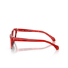 Lunettes de vue Alain Mikli A03503 001 noir nacree/rouge nacree - Vignette du produit 3/3