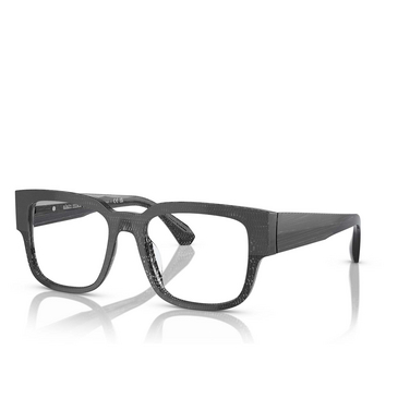 Alain Mikli A03504 Korrektionsbrillen 002 new pointillee black - Dreiviertelansicht