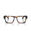 Lunettes de vue Alain Mikli A03508 005 striped havana brown yellow - Vignette du produit 1/3