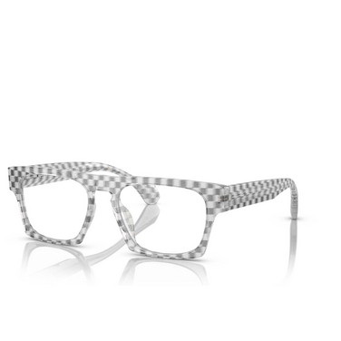 Occhiali da vista Alain Mikli A03508 006 new damier black white - tre quarti