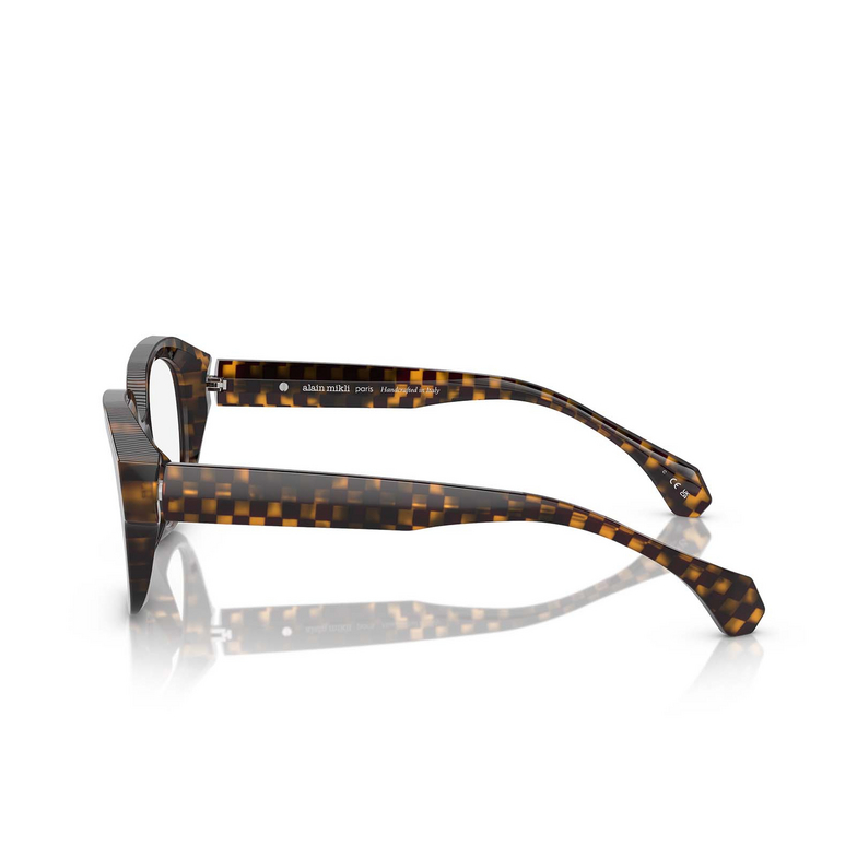 Lunettes de vue Alain Mikli A03510 006 new damier brown / yellow - 3/3