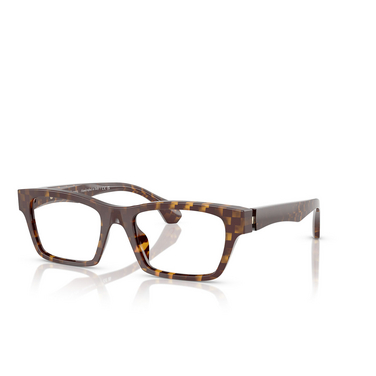 Alain Mikli A03515 Eyeglasses 001 new damier bourdeaux / yellow - three-quarters view