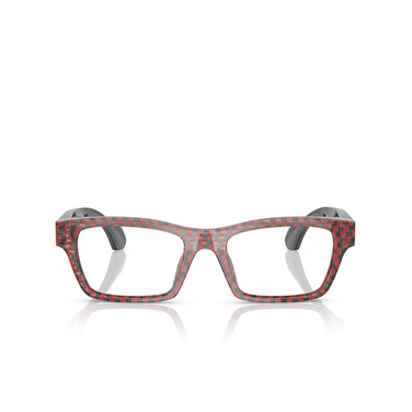 Lunettes de vue Alain Mikli A03515 004 rouge nacree - Vue de face