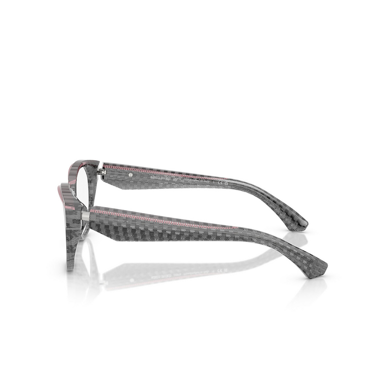 Gafas graduadas Alain Mikli A03520 007 damier black grey / point pink - 3/3