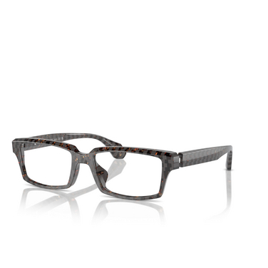 Alain Mikli A03524D Eyeglasses 001 new damier brown grey - three-quarters view