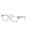 Alain Mikli A03524D Eyeglasses 003 new damier black transparent - product thumbnail 2/3