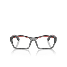 Alain Mikli A03525 Eyeglasses 001 pointillee black / transparent red