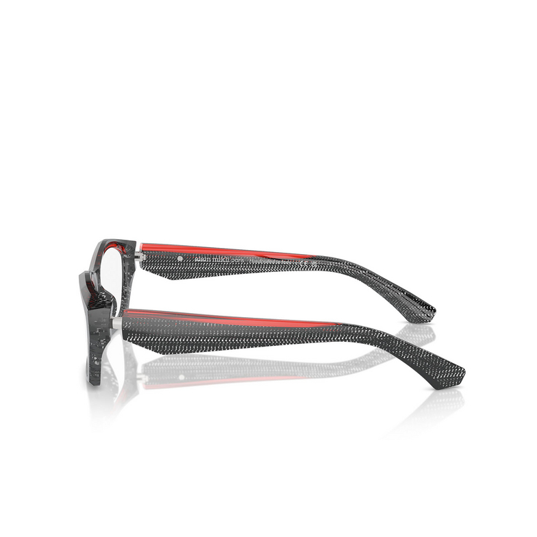 Alain Mikli A03525 Eyeglasses 001 pointillee black / transparent red - 3/3