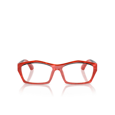 Alain Mikli A03525 Eyeglasses 004 rouge nacree / black nacree - front view
