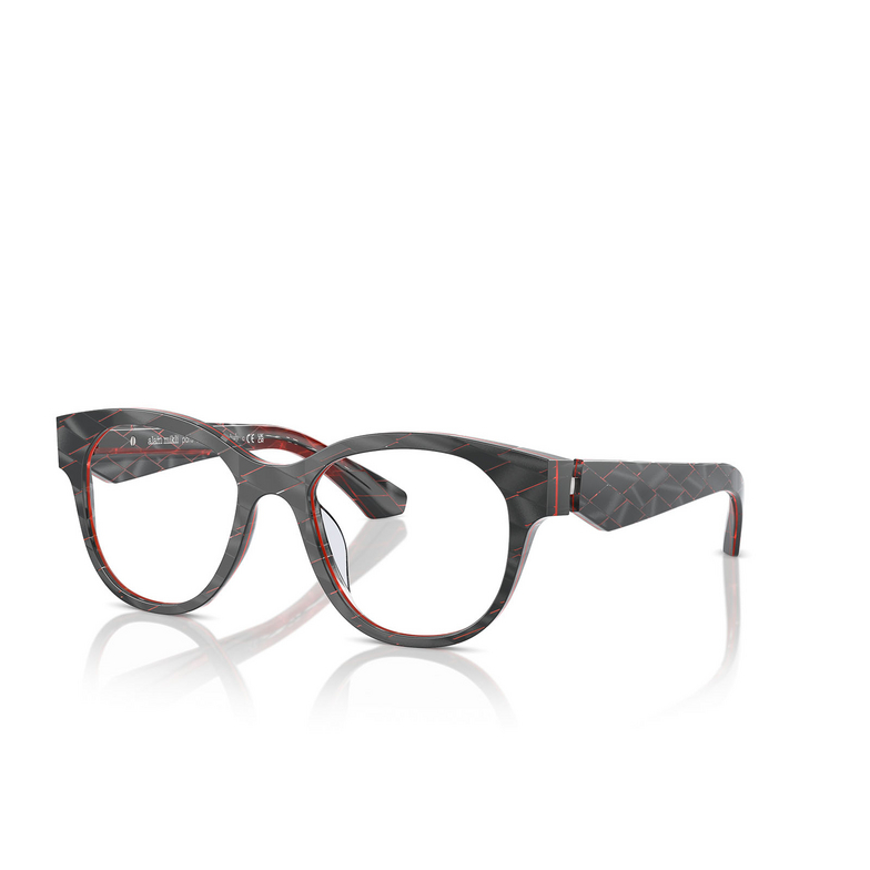 Alain Mikli A03526 Korrektionsbrillen 001 black rhombus rouge nacree - 2/3